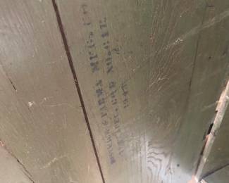 Military tent box. 1950’s 