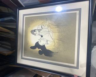 Al Hirshfeld signed number print “ Sherlock Holmes”