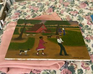 Lorenzo Scott painting circa 2010