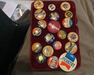 Vintage political buttons 
