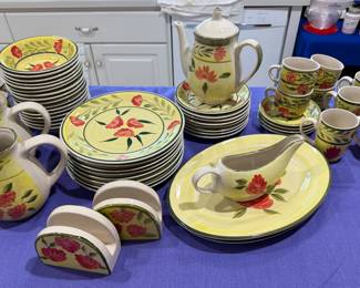 RIVERSIDE RESORT LARGE CHINA SET