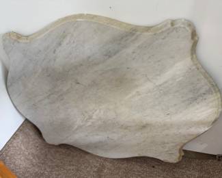 ANTIQUE MARBLE TOP PIECE FOR TABLE 