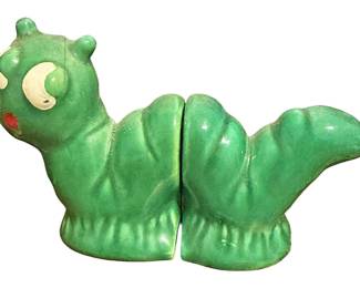 RARE Robaul Inchworm Salt Pepper Shakers