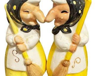 Scandinavian Kitchen Witch Salt Pepper
