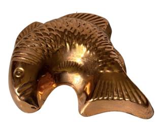 Vintage Copper FIsh Mold
