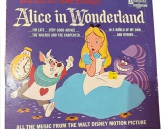 Alice in Wonderland Vinyl Album Walt Disney