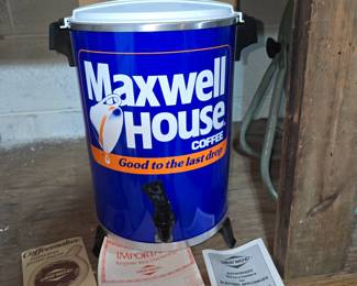 Old /new coffee pot.
1 of 2.
Box post marked 1984