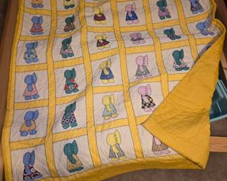 Full sized homemade quilt