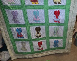Little Dutch girl.
 All quilts are homemade.