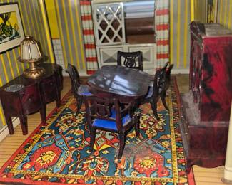 Doll house & 40's accessories to be sold as a lot