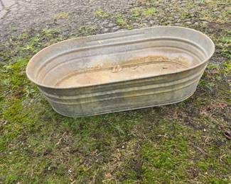 galvanized tub