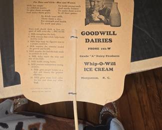Rare Goodwill Dairy fan