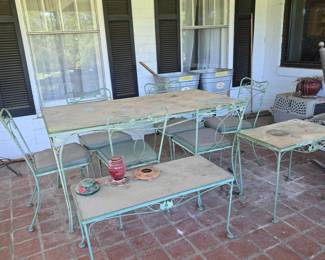 Vintage patio set