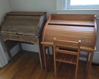 Children's roll top desks