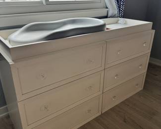 Pottery Barn Dresser with changing table top (has legs as well)