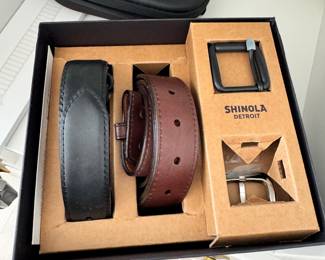 Shinola Belt Gift set