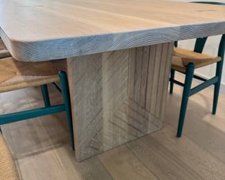 Custom made dining table and chairs