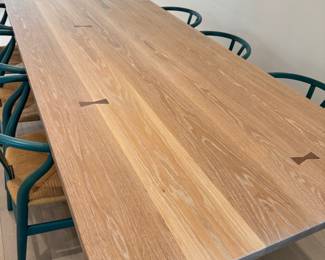 Custom made dining table and chairs