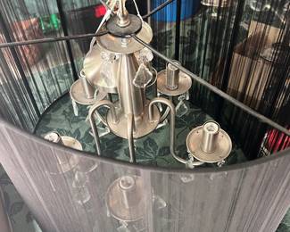 More chandeliers in the garage