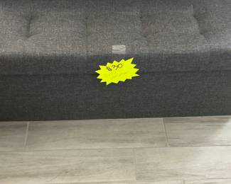 grey ottoman