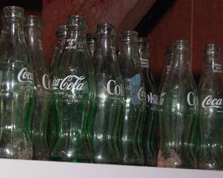 Lots of Coke bottles