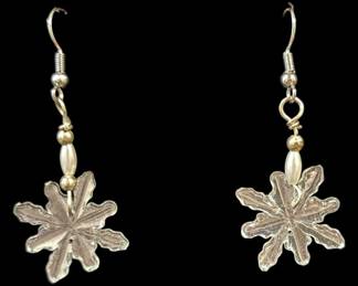 Snowflake Dangle Earrings