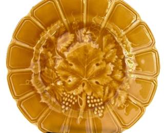 Majolica Sarreguemines France Plate
