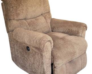 Brown Soft Plush Electric Recliner