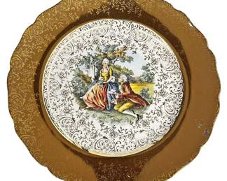 Liberty China 22k Gold Classical Plate