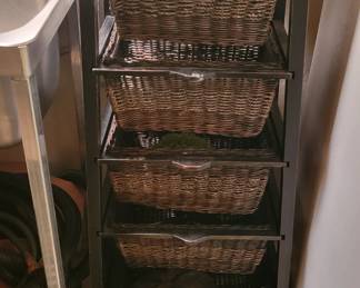 Set of basket drawers