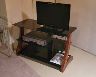 Television, stereo, stand