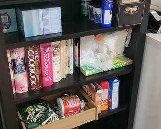 Bookcase. Cookbooks.