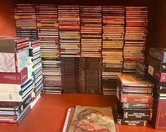 CD's, lots of classical