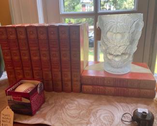 Lots if Leather Bound Books