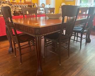 Beautiful Antique Table and Chairs