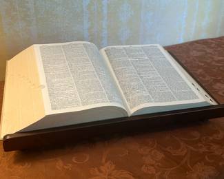 Dictionary Stand and Old Dictionary