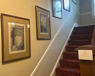 Going up the back stairs Piranesi Prints