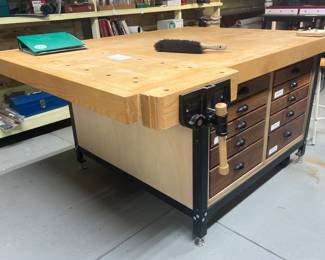 WORK BENCHES WITH STORAGE