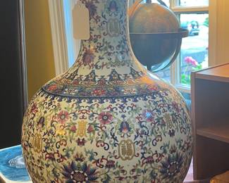 Chinese Vase, one of a pair