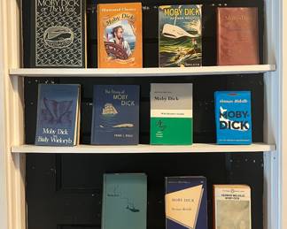 Another display of Moby Dick books