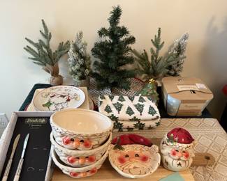 Christmas serving ware galore