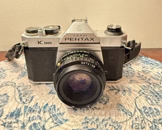 Pentax K1000 35mm SLR Camera with 50mm f/2 SMC Lens