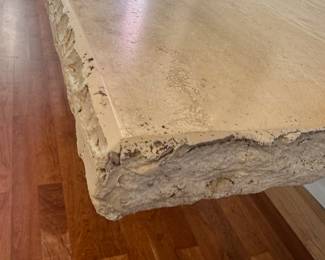 Travertine Dining Table