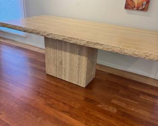 Travertine Dining Table