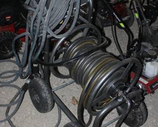 Electrical cord on rolling cart