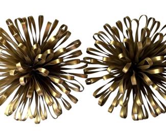 Gold Metal Starburst Decor