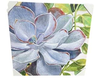 LIKE NEW Canvas Floral Print