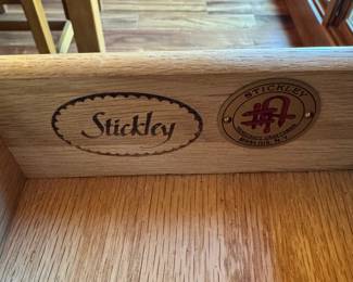 Stickley side cabinet/table