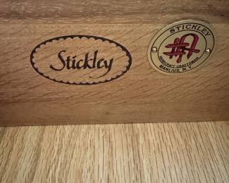 Stickley 3 drawer side table