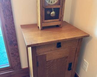 Stickley side cabinet/table
